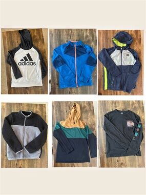 Boys Long Sleeve Zip-up/Hoodie Bundle
